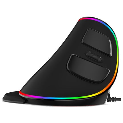 Ergonomic Snail Vertical Mouse | Wired RGB Anti-RSI Hand Strain