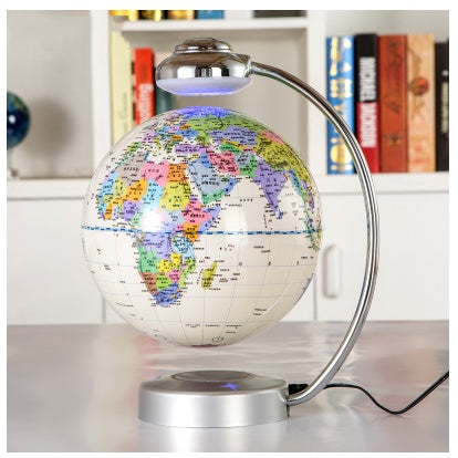 8-Inch Levitation Globe | Magnetic Suspension Desk Decor Gift