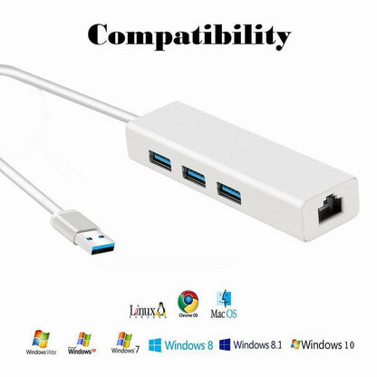 Gigabit USB 3.0 to RJ45 LAN Adapter