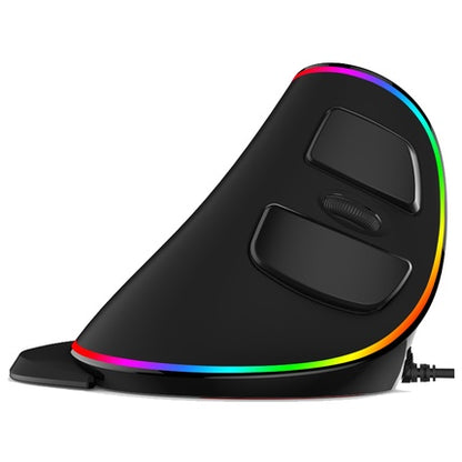 Ergonomic Snail Vertical Mouse | Wired RGB Anti-RSI Hand Strain