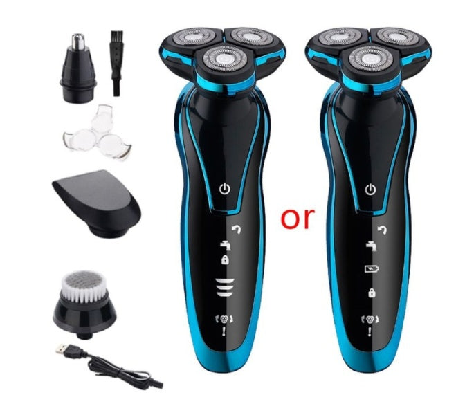 Rechargeable 4D Rotary Shaver
