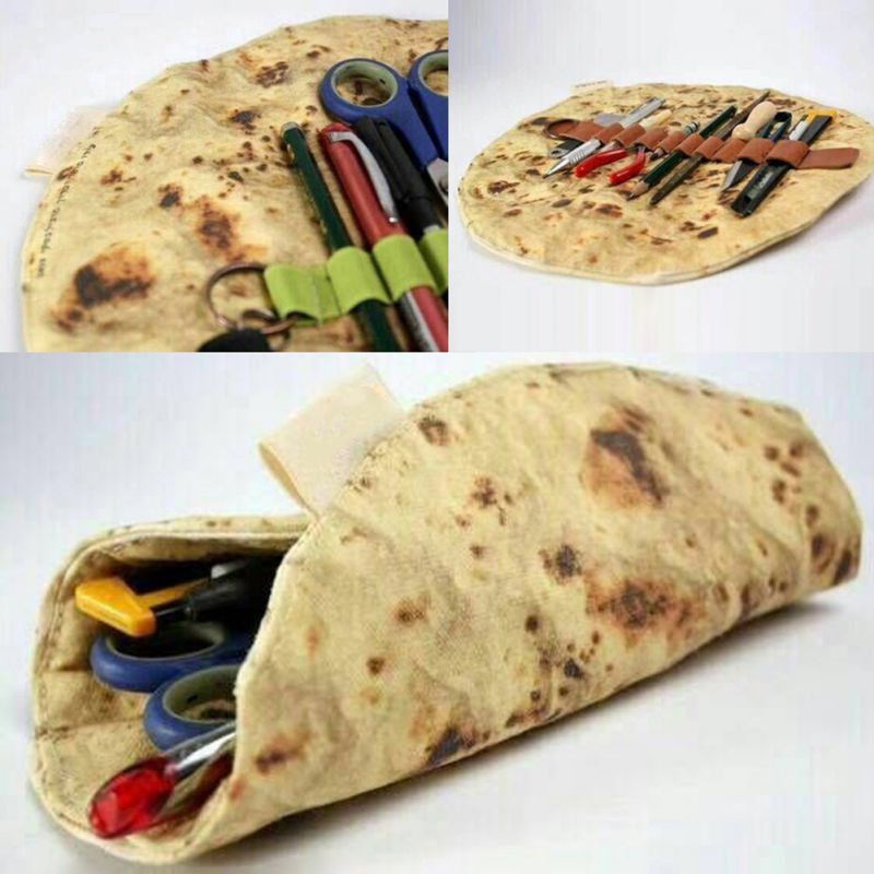 Hilarious Burrito Roll-Up Pencil Case