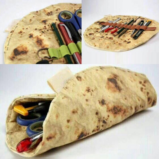 Hilarious Burrito Roll-Up Pencil Case