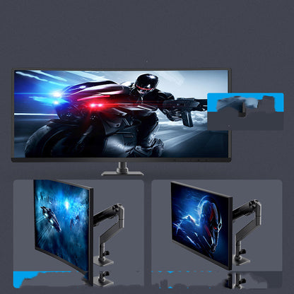 Height-Increase Monitor Stand with Desktop Storage Riser