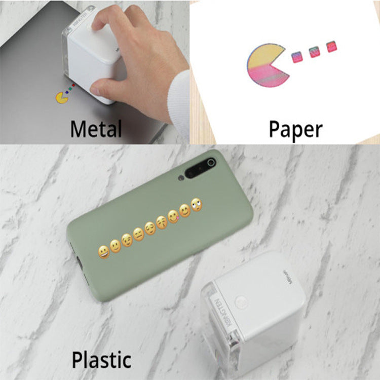 Wireless Mini Handheld Color PRINTER | DIY Logo, Tattoo & Multi-Surface Maker
