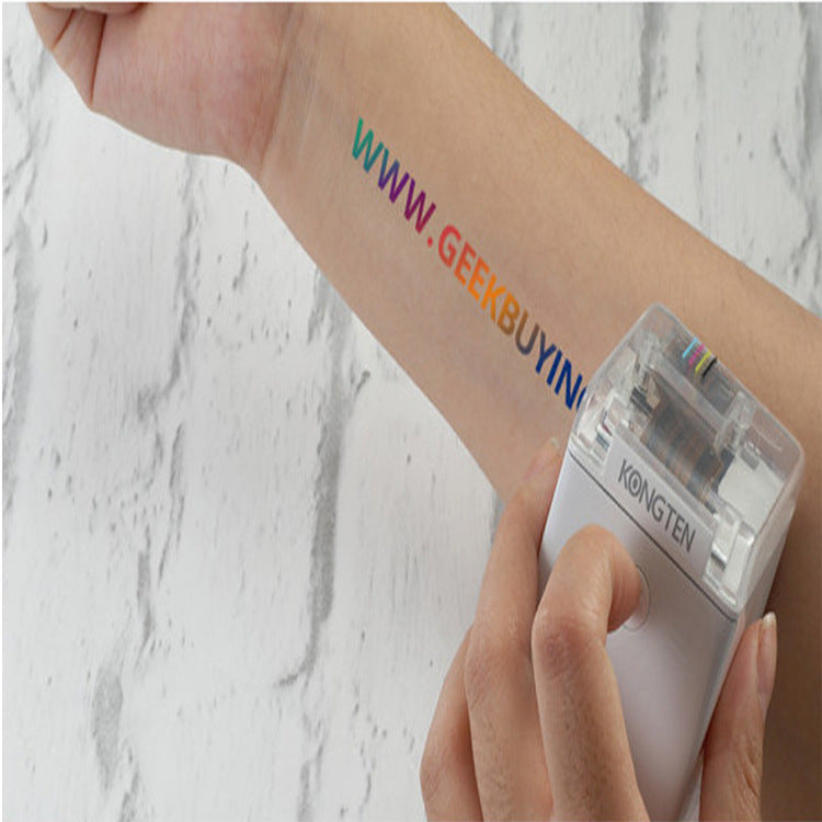 Wireless Mini Handheld Color PRINTER | DIY Logo, Tattoo & Multi-Surface Maker