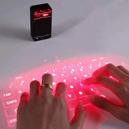 Portable Bluetooth Laser Projection Keyboard | Wireless Virtual Typing & Mouse