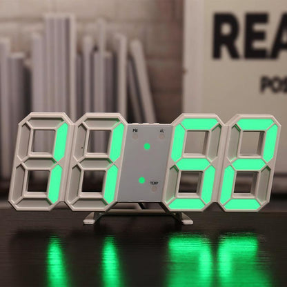 Modern 3D Wall Clock for Living Room