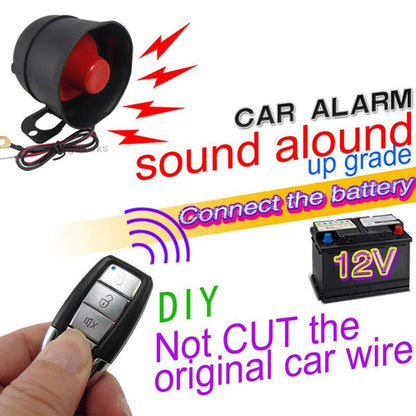 Car Alarm System with Adjustable Pre-Warning Sensitivity