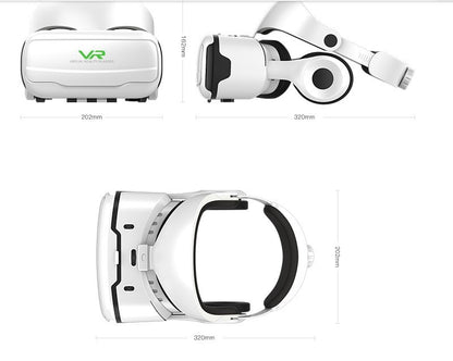 Adjustable HD VR Glasses with Headphones