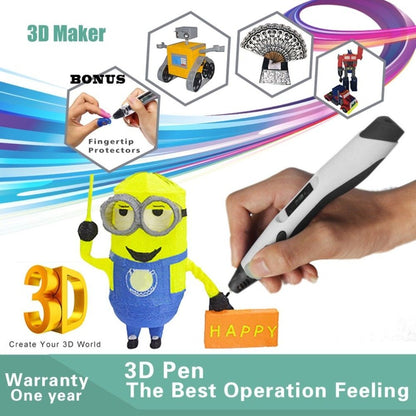 Creative Graffiti 3D PEN | Digital Display PLA/PCL Printing Pen Tool