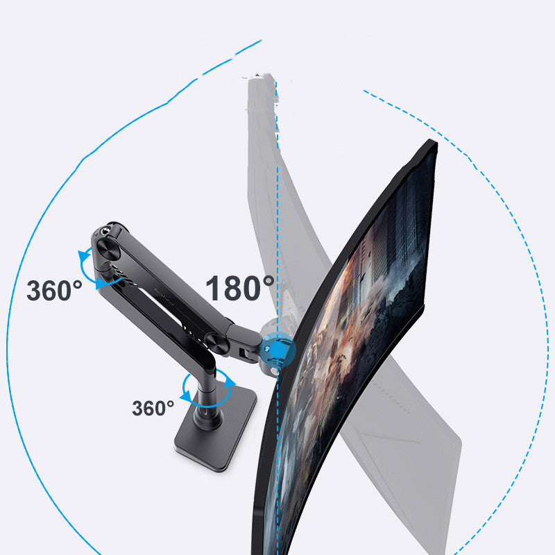 Height-Increase Monitor Stand with Desktop Storage Riser