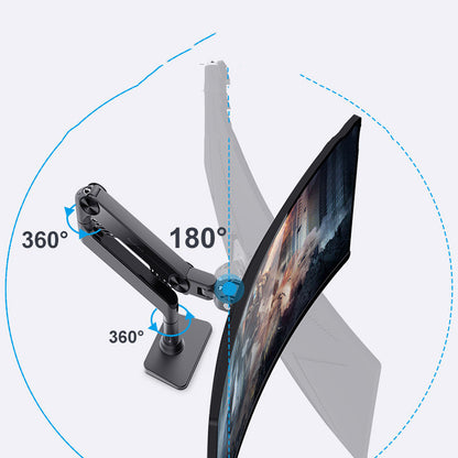 Height-Increase Monitor Stand with Desktop Storage Riser