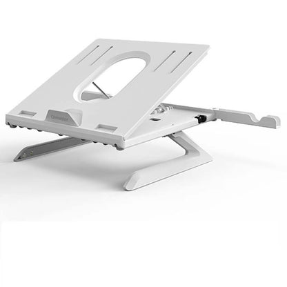 Portable Folding Aluminum Laptop Stand - Adjustable Height Riser