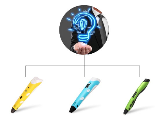 Creative Graffiti 3D PEN | Digital Display PLA/PCL Printing Pen Tool