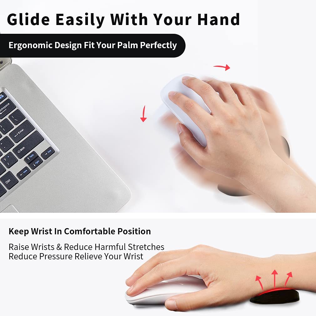 Ergonomic Gel Mouse Wrist Rest Pad | Non-Slip Silicone Support