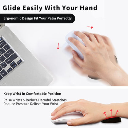 Ergonomic Gel Mouse Wrist Rest Pad | Non-Slip Silicone Support