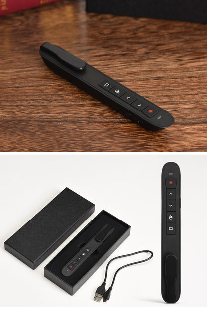 Rechargeable Wireless Presenter | Laser Pointer & PPT Clicker Mouse