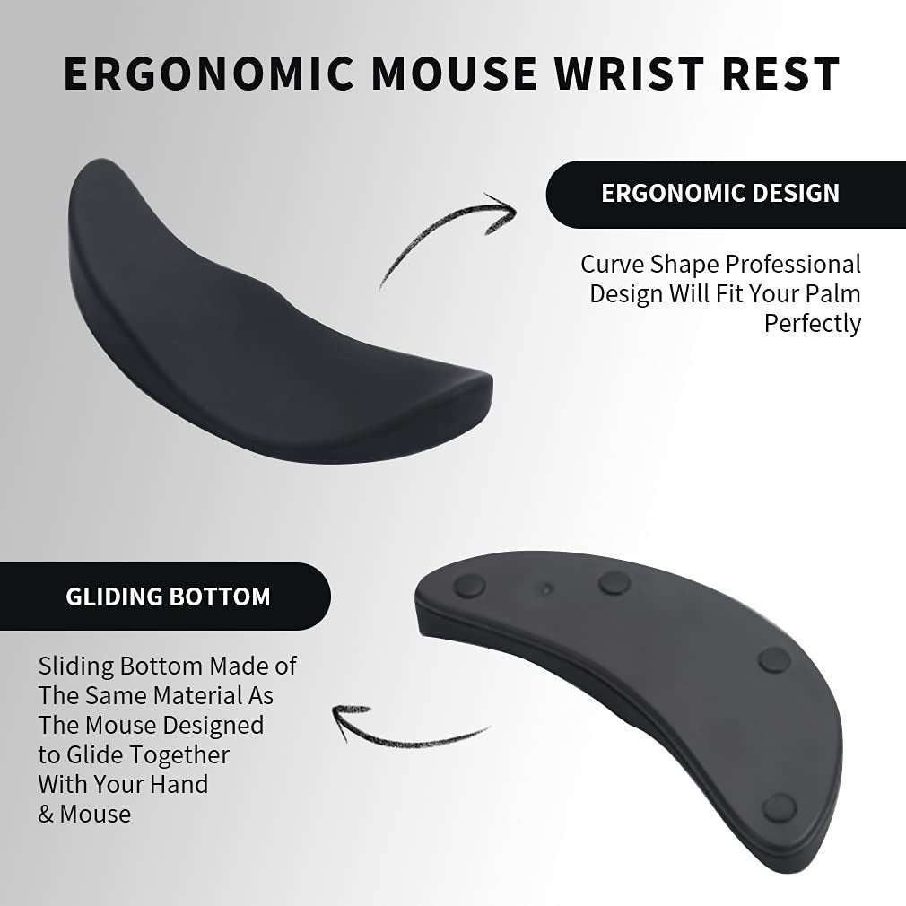 Ergonomic Gel Mouse Wrist Rest Pad | Non-Slip Silicone Support