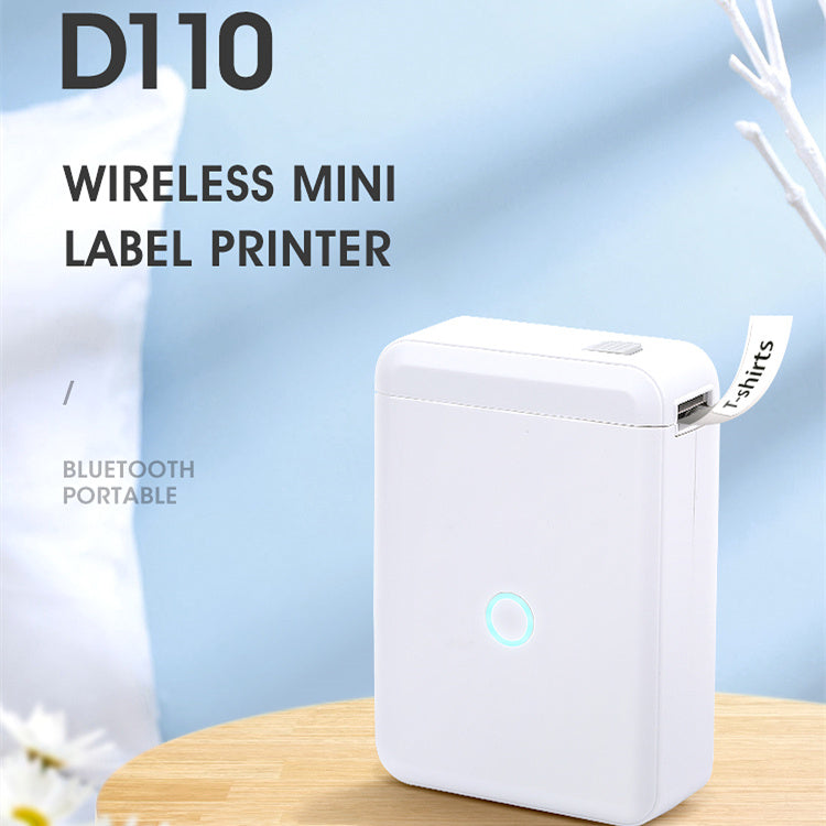Bluetooth D110 Label PRINTER | Smart, Portable Thermosensitive Label Maker