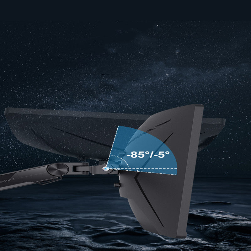 Height-Increase Monitor Stand with Desktop Storage Riser