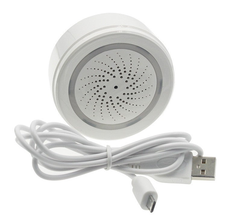 Smart Wi-Fi Indoor Strobe Siren: 110dB Alarm & Flashing Light