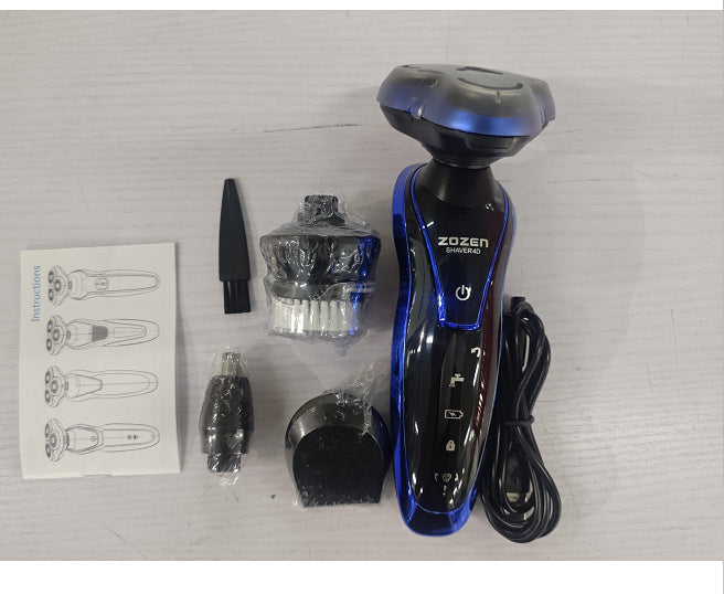 Rechargeable 4D Rotary Shaver