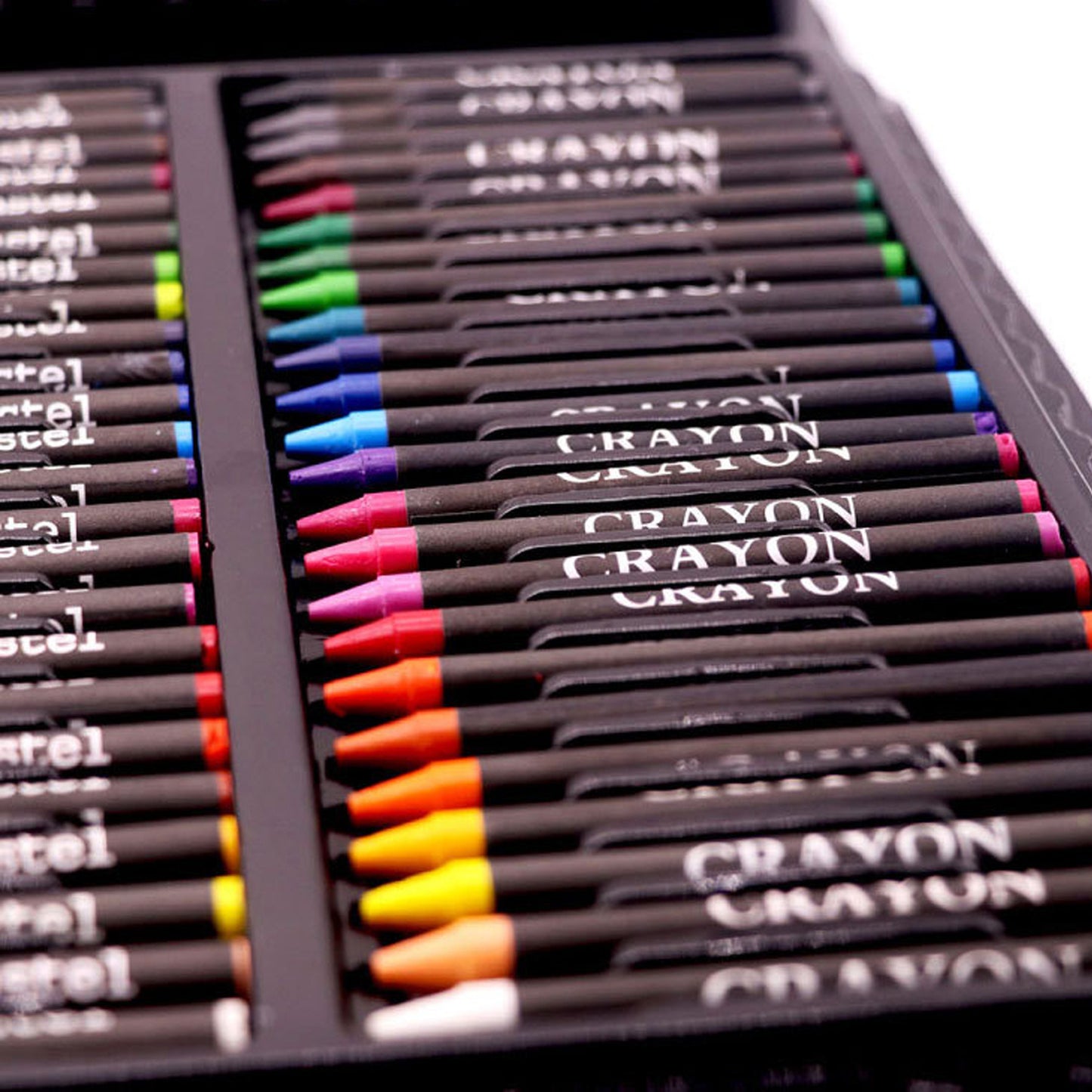 Complete Mixed Media Art Set | Oil Pastel, Watercolor Pen, & Brush Supplies