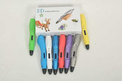 Professional Metal 3D PEN | Adjustable Speed Drawing & Modeling Tool