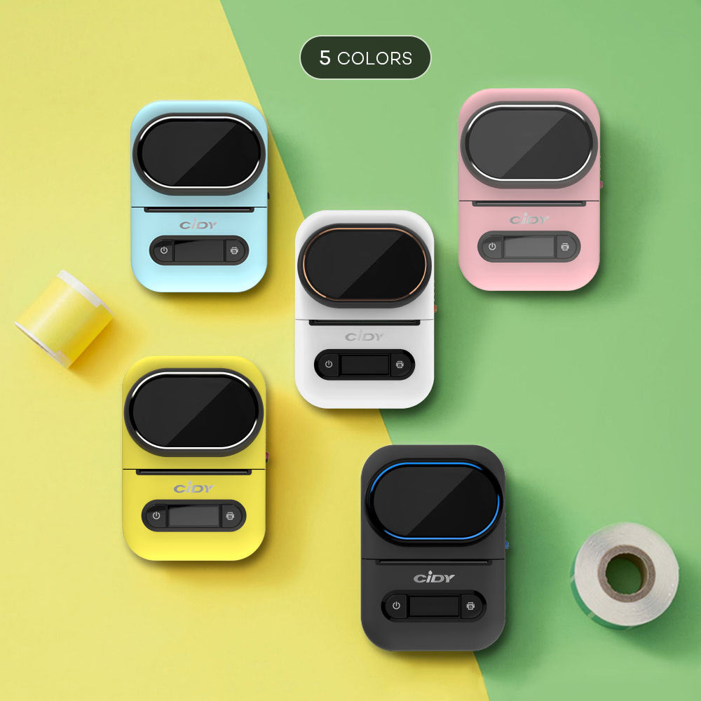 Wireless Mobile Pocket PRINTER | Portable Bluetooth Sticker & Photo Printer