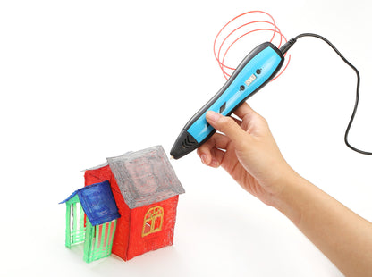 Easy-Use Educational 3D PEN | Rechargeable Starter Set for Kids & Teens