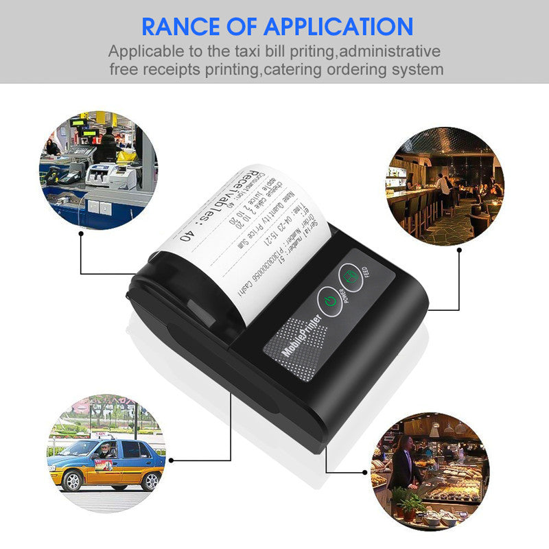 Portable Bluetooth Thermal Receipt Printer for POS