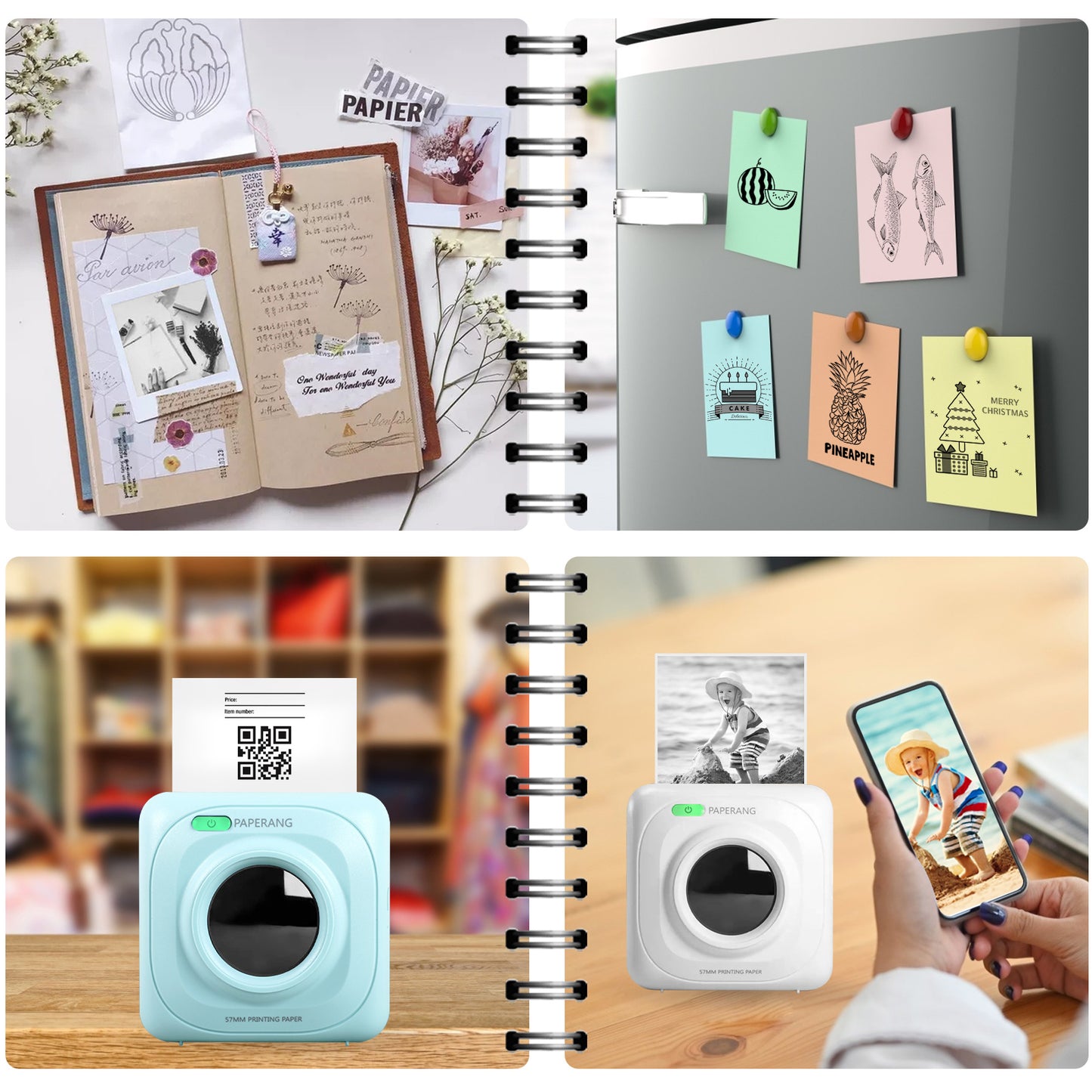 Pocket Portable Label PRINTER | Home Use Bluetooth Thermal Sticker Maker