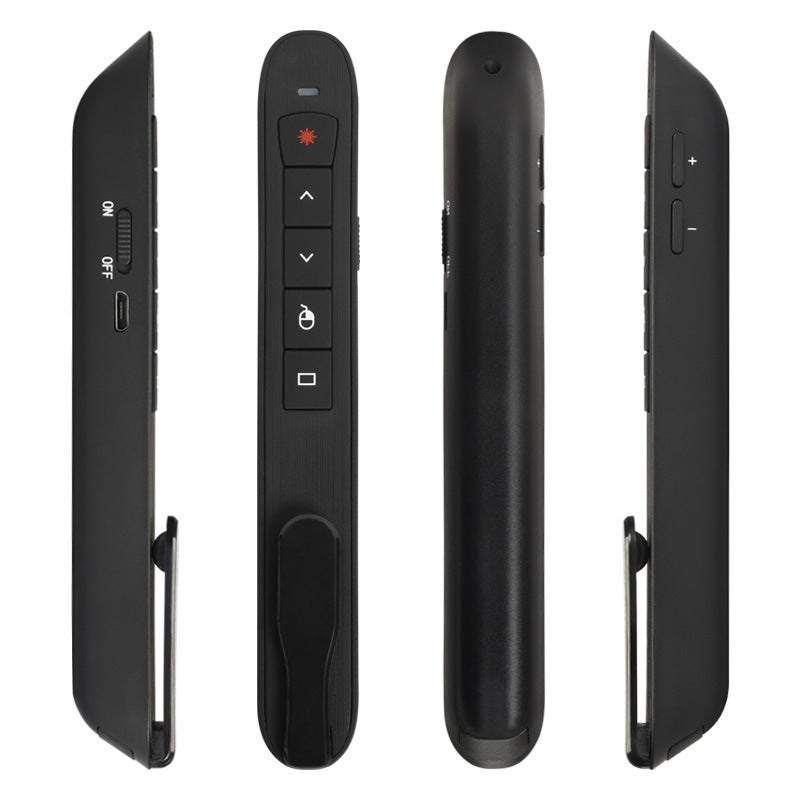 Rechargeable Wireless Presenter | Laser Pointer & PPT Clicker Mouse