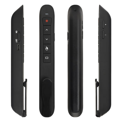 Rechargeable Wireless Presenter | Laser Pointer & PPT Clicker Mouse