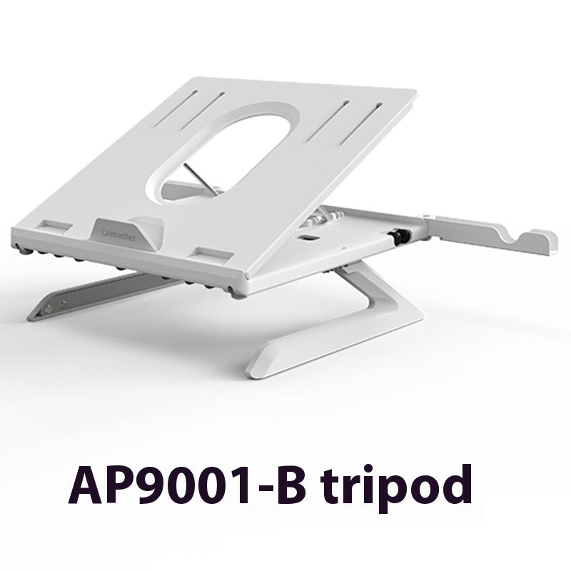 Portable Folding Aluminum Laptop Stand - Adjustable Height Riser